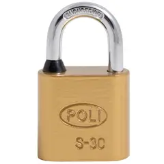 POLI - CANDADO S 30MM BRONCE