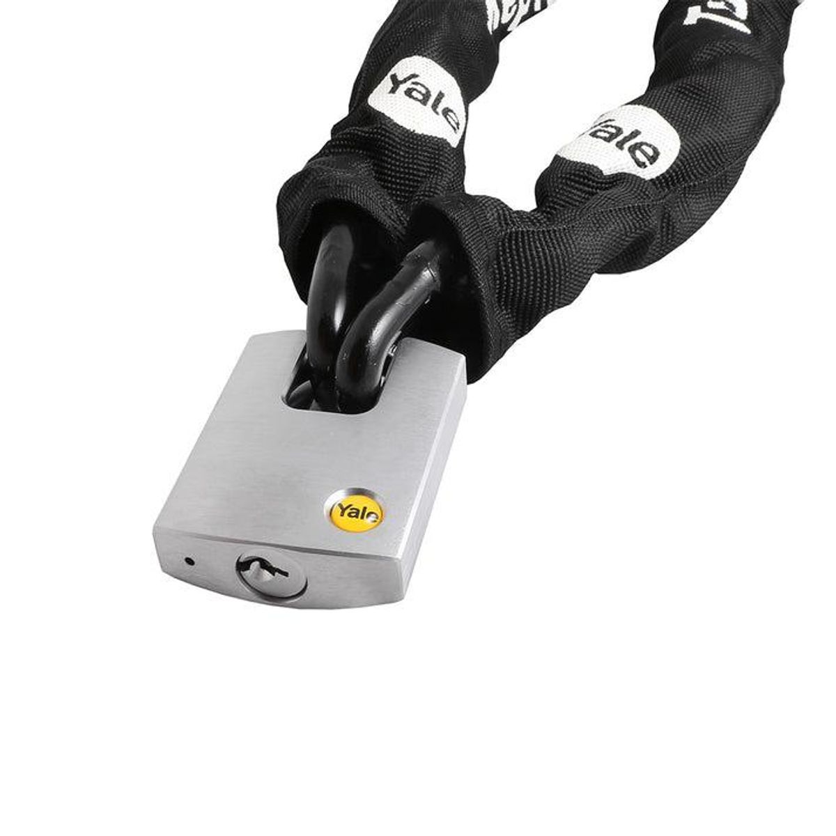 YALE - SET POLI CANDADO Y122 50MM+CADENA 14MT BORON MALE