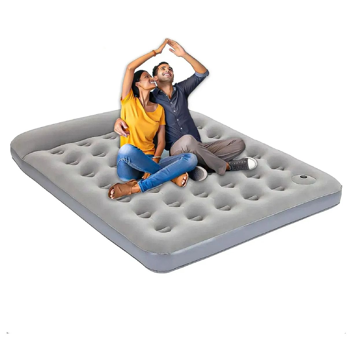 GENERICO - Colchon Inflable 2 Plazas