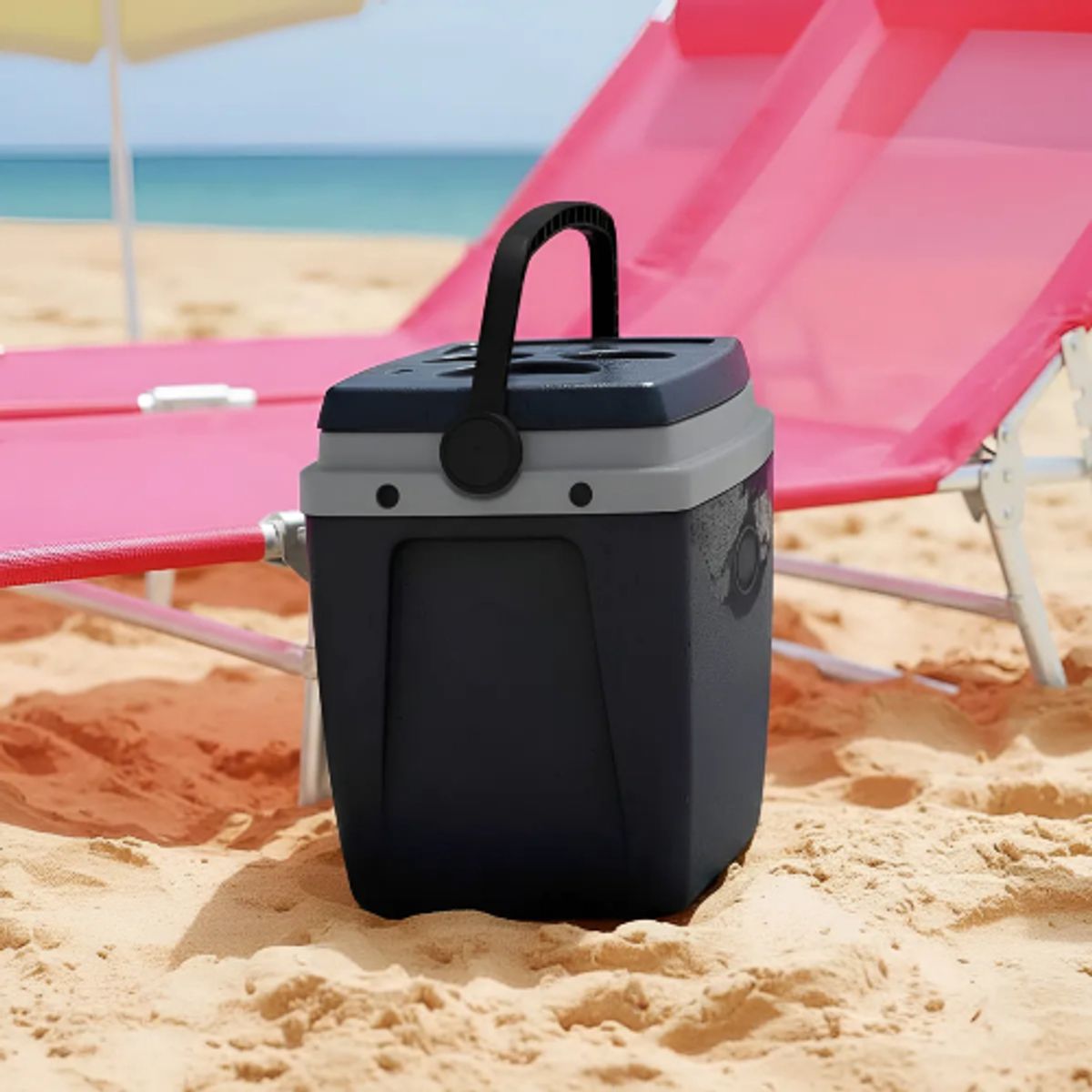 MOR - Cooler Nevera 12 Litros Mor Hielera Termica 13 Latas Negro