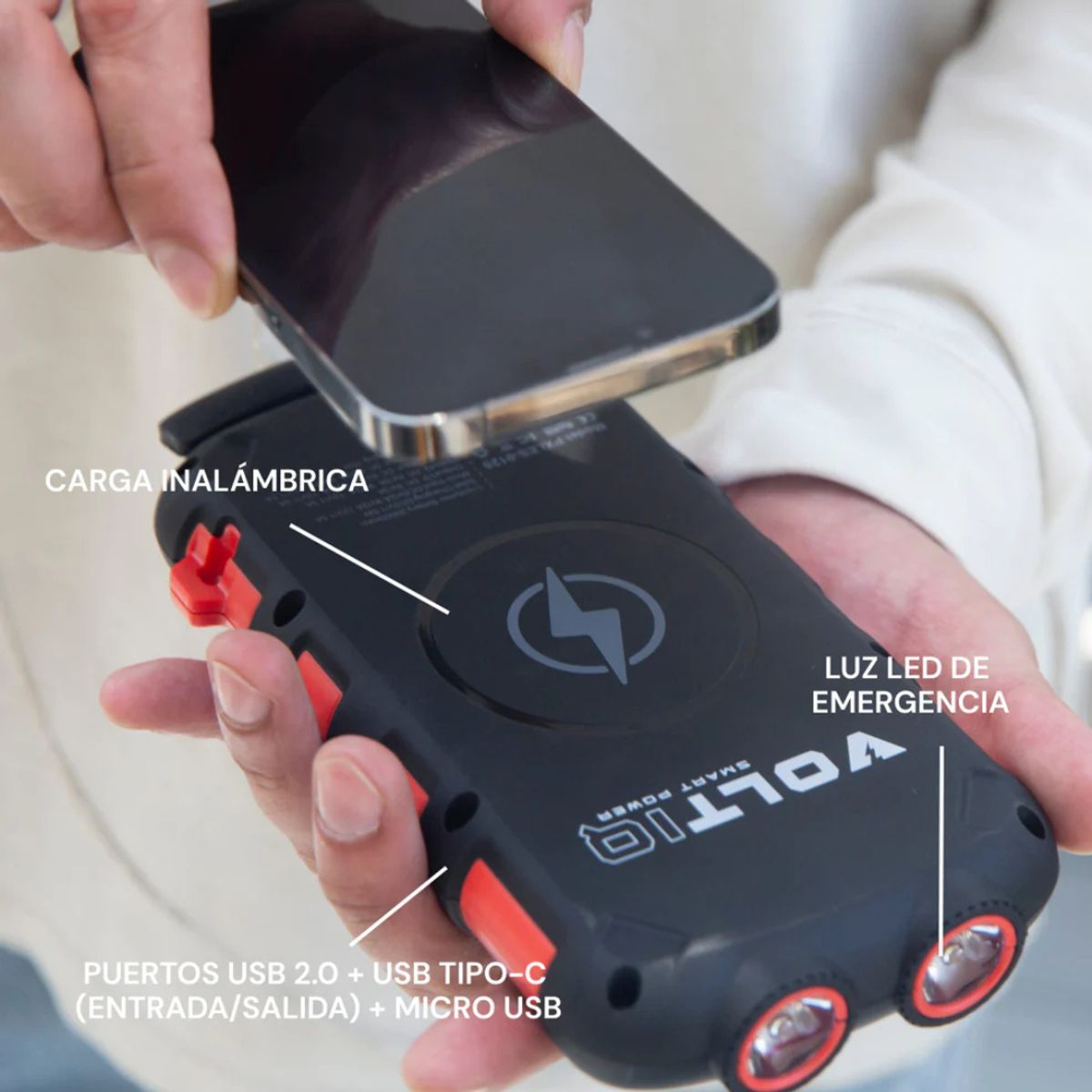 KANKA - Batería Solar KANKA® 20000mAh  Versión Mejorada VOLTIQ