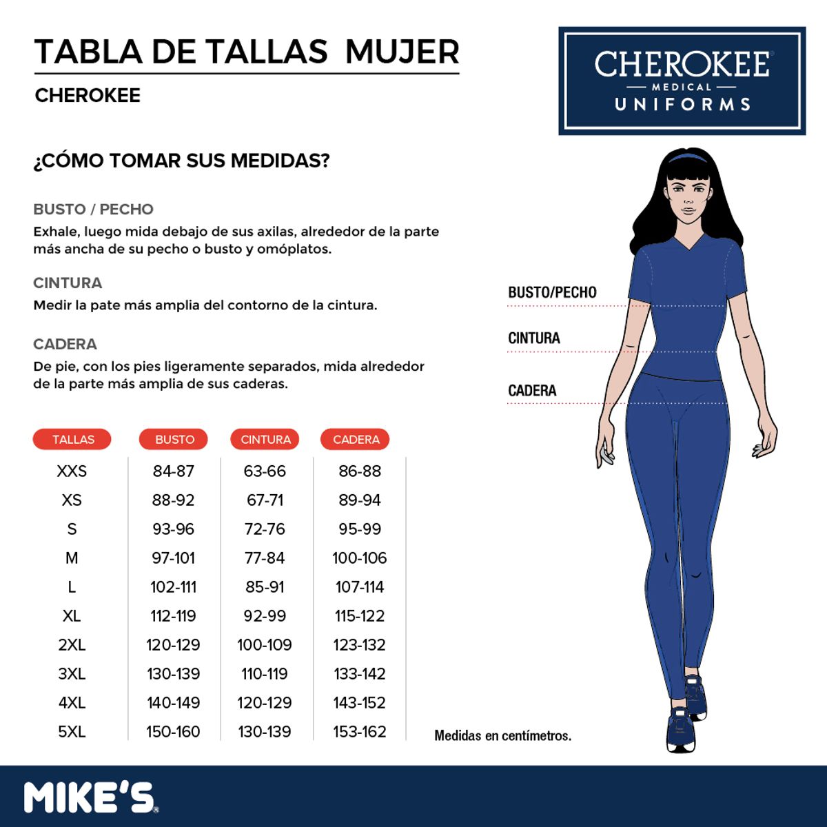 CHEROKEE - PANTALÓN CLÍNICO MATERNAL CHEROKEE CK118A CIEL