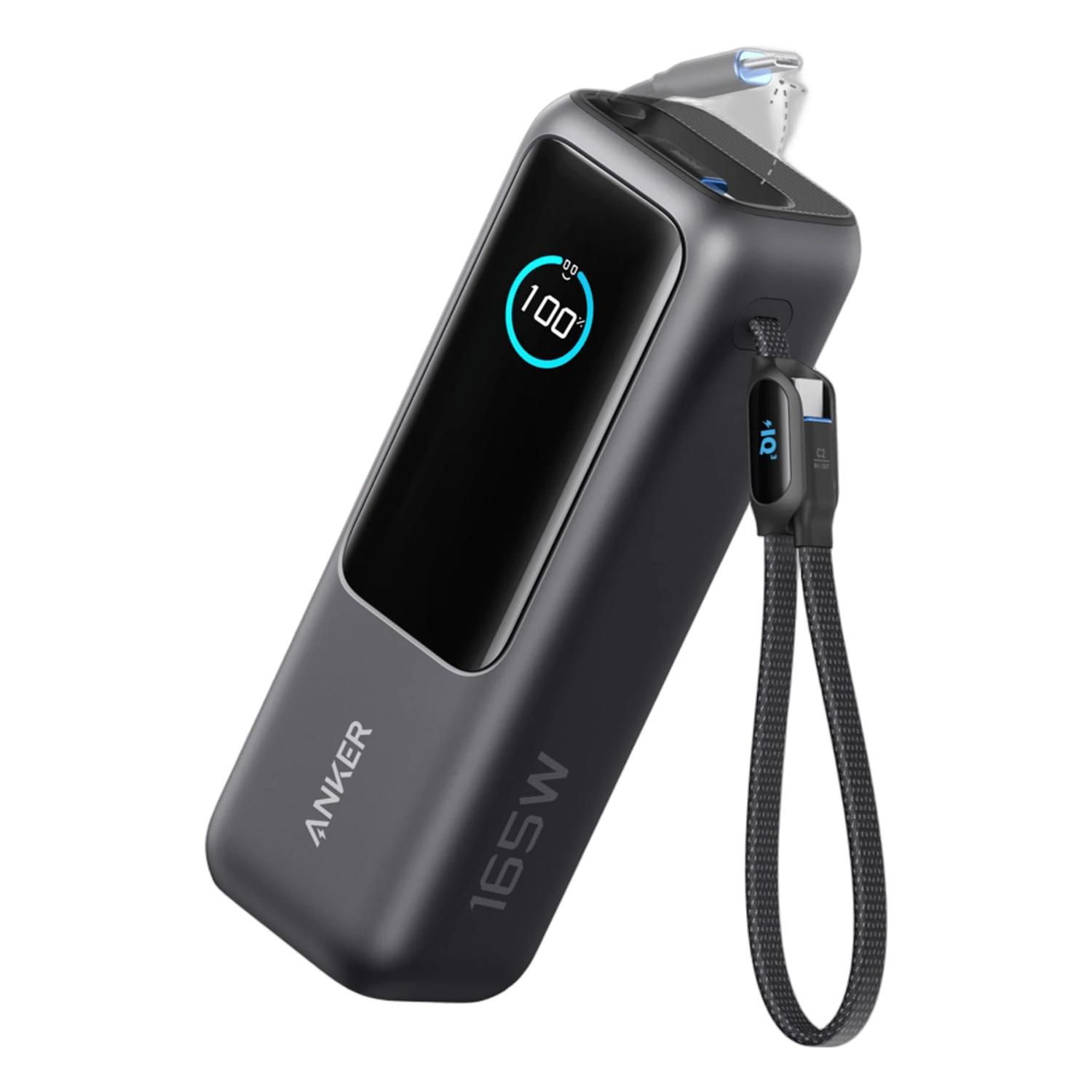 Anker Power Bank 25000mAh, 165W ケース付 ANKER Cargador Portátil Power Bank Anker 25000 mAH 165W Black