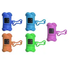 GENERICO - Dispensador Bolsas Para Mascotas Forma Hueso Color Aleatorios