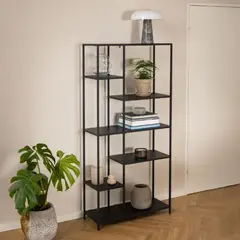 MILK - Librero De Piso Newcastle II Negro