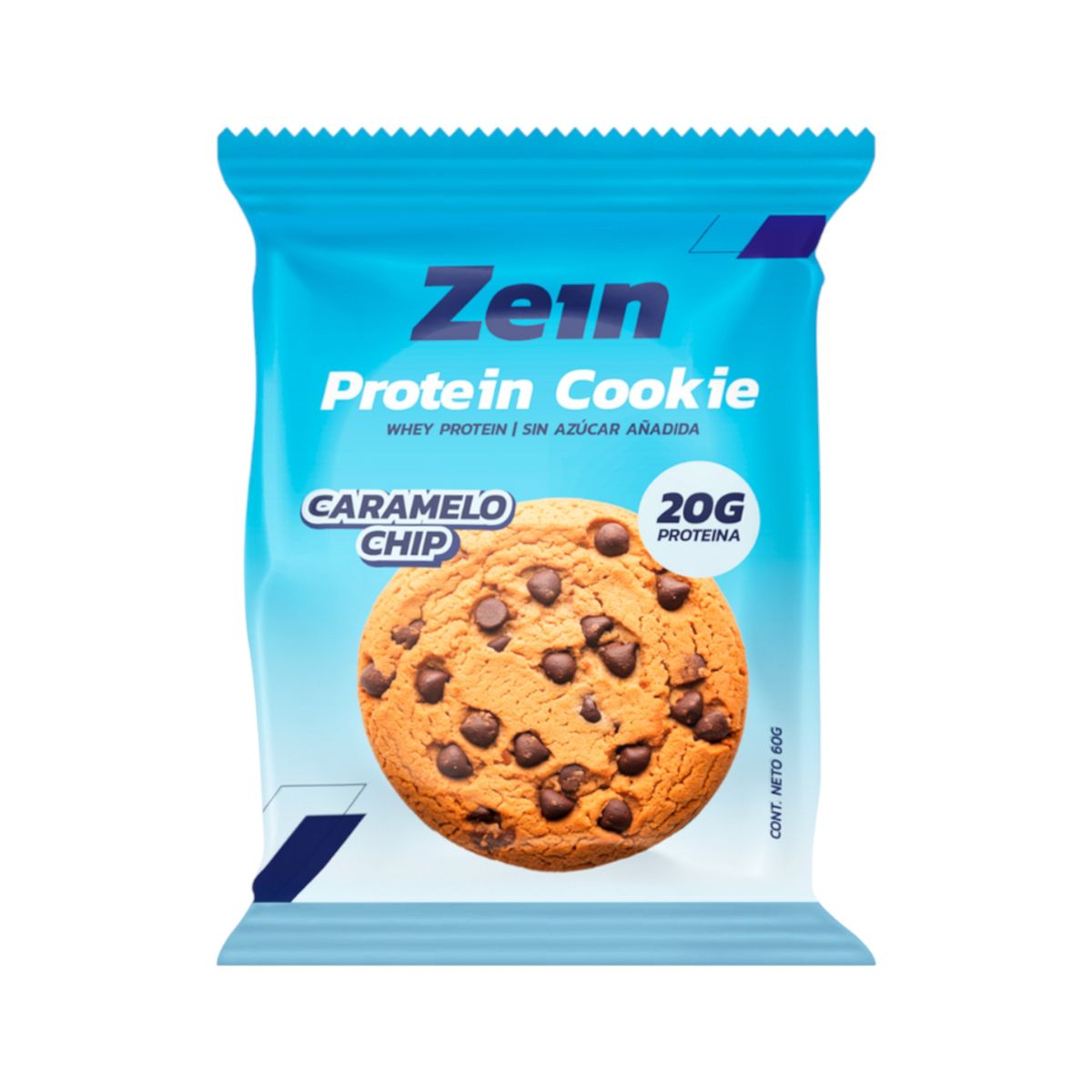 ZEIN - GALLETON PROTEIN COOKIE 20GR PROTEINA CARAMELO CHIP - ZEIN