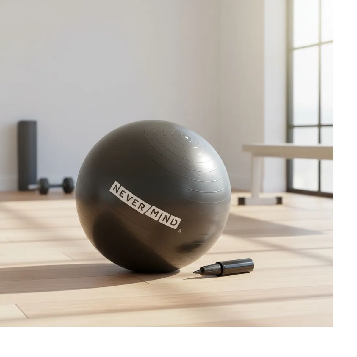 GENERICO - Pelota Balón De Pilates Yoga 65 Cm + Inflador Bombín