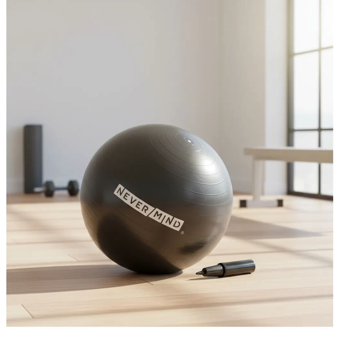 GENERICO - Pelota Balón De Pilates Yoga 65 Cm + Inflador Bombín