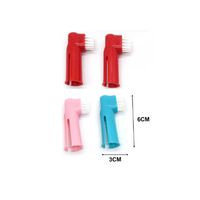 Cepillo Dientes Para Mascotas Set 4 Piezas Limpieza Oral