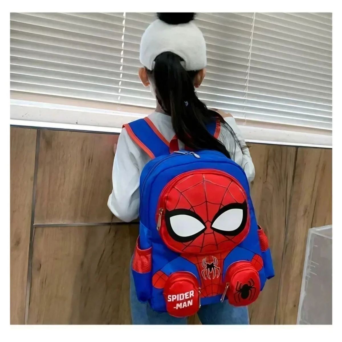 GENERICO - Mochila preescolar para niño H Araña