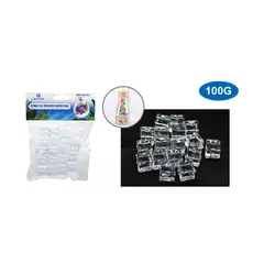 GENERICO - Gemas Acrilicas Transparentes Para Acuario Decoracion 100G