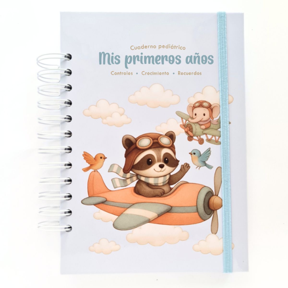 NAFIBA - Cuaderno Pediátrico Nafiba - Mapache avión