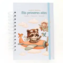 NAFIBA - Cuaderno Pediátrico - Mapache avión