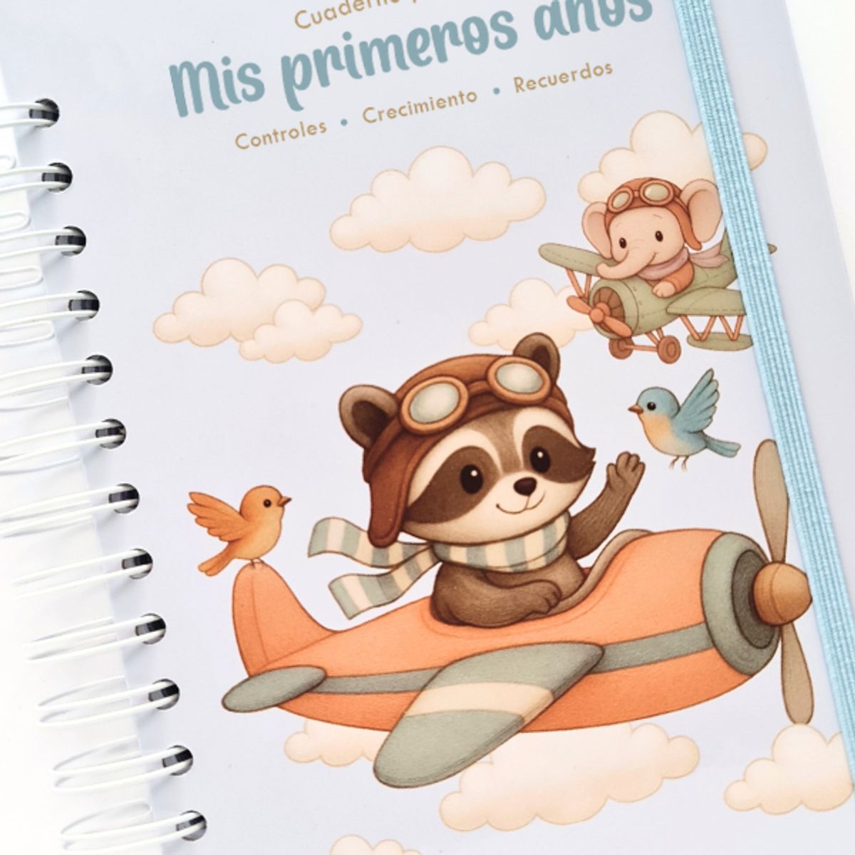NAFIBA - Cuaderno Pediátrico Nafiba - Mapache avión