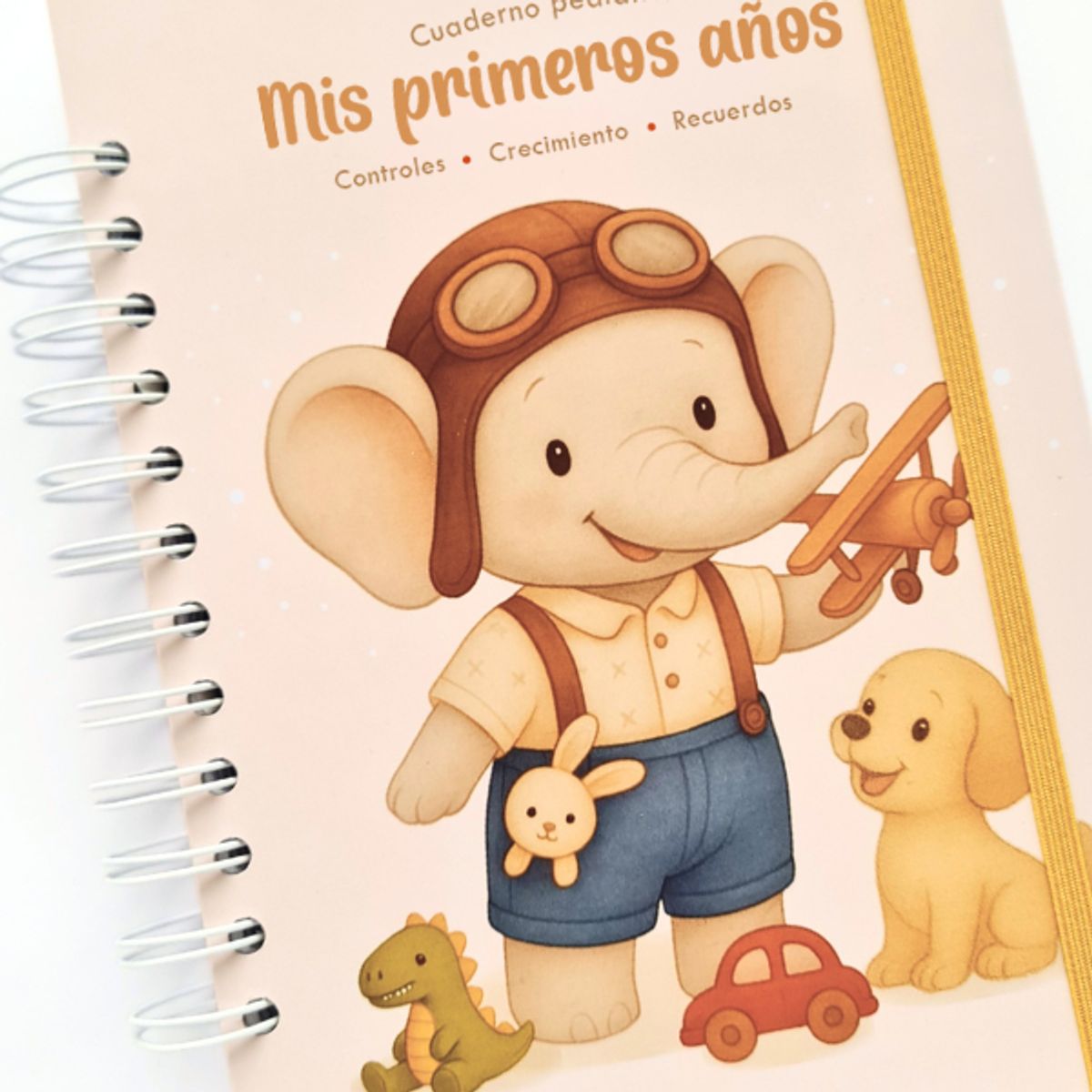 NAFIBA - Cuaderno Pediátrico Nafiba - Elefantito y juguetes