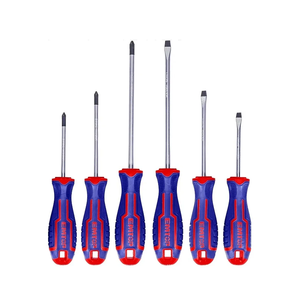 EMTOP - Pack De Destornilladores Emtop 6 Piezas ESST0602