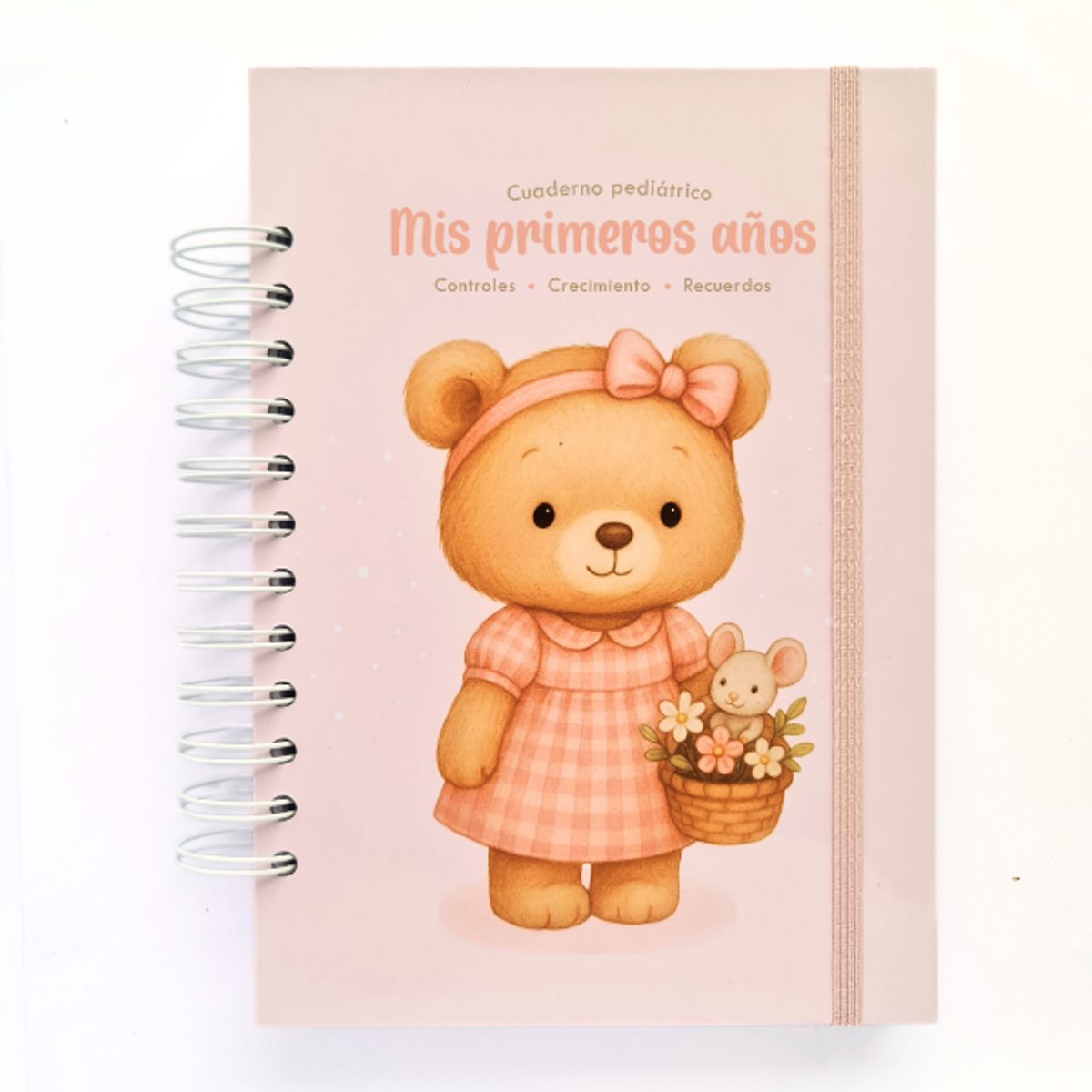 NAFIBA - Cuaderno Pediátrico Nafiba - Osita y flores