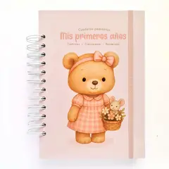 NAFIBA - Cuaderno Pediátrico - Osita y flores