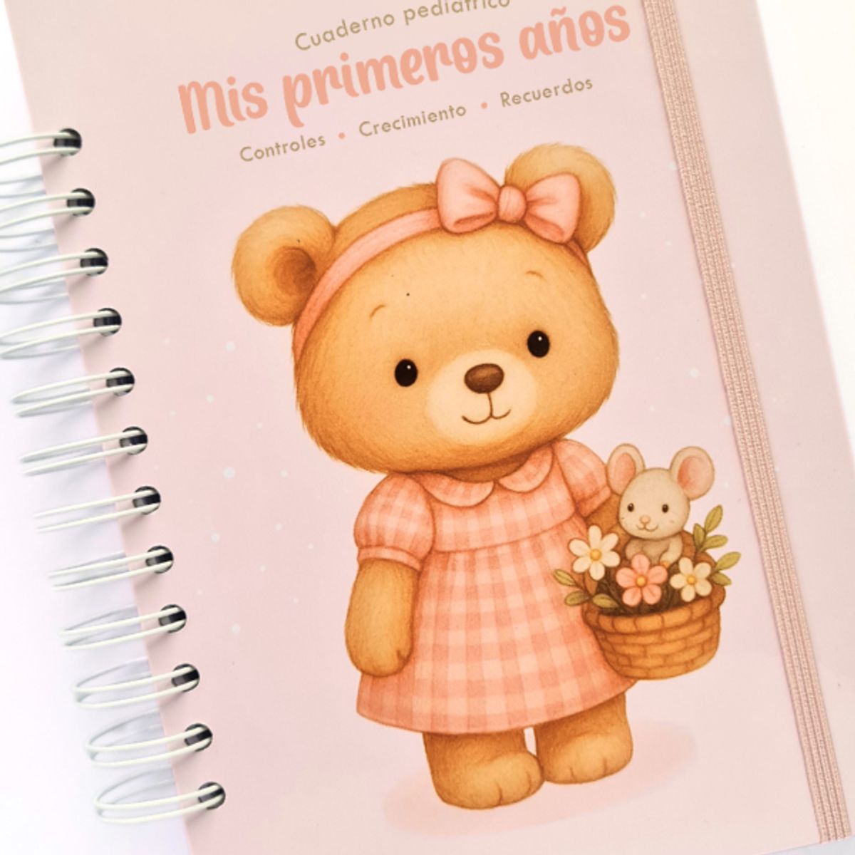 NAFIBA - Cuaderno Pediátrico Nafiba - Osita y flores
