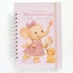 NAFIBA - Cuaderno Pediátrico - Elefantita y flores