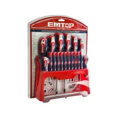 EMTOP - Pack De Destornilladores 18 Piezas ESST1802
