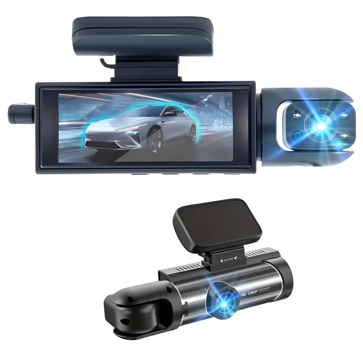 GENERICO - Camara Seguridad Auto 1080p Hd Vision Nocturna 3.16 Pulgadas