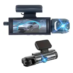 GENERICO - Camara Seguridad Auto 1080p Hd Vision Nocturna 3.16 Pulgadas
