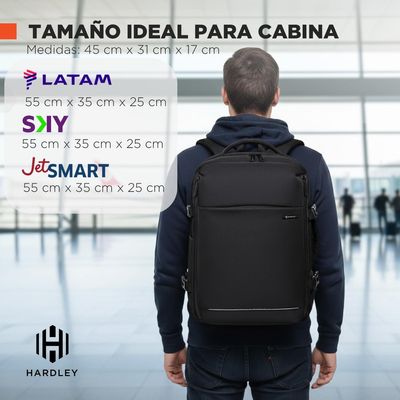 Imagen 2 del producto Mochila para Notebook y Viaje Impermeable Antirrobo