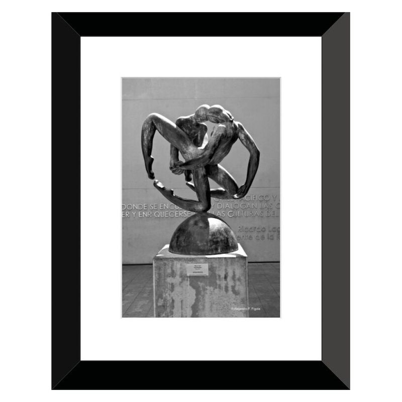 SANTIAGO ELEGANTE SHOP - Cuadro Fotografía La Tierra blanco y negro