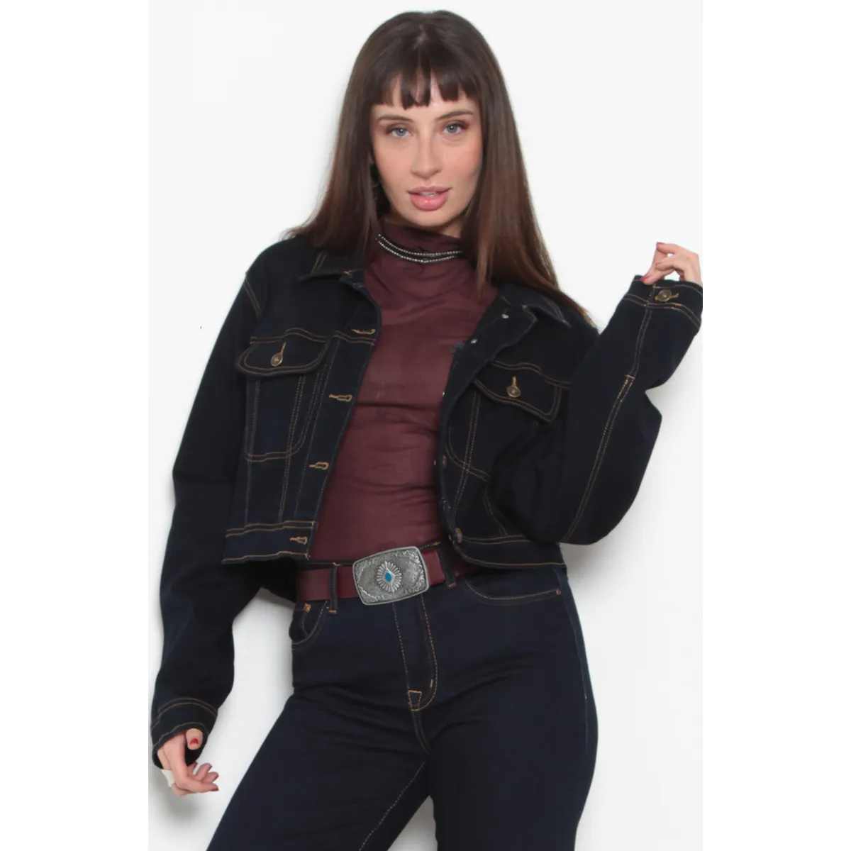 WADOS - CHAQUETA MANGA LARGA DENIM CON BOLSILLOS