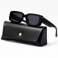 Lentes Gafas de sol de estilo retro con estampado de leopardo elegantes y clásicas UV400