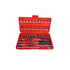 GENERICO - Set de Herramientas Reparación Para Automoviles 46 Piezas