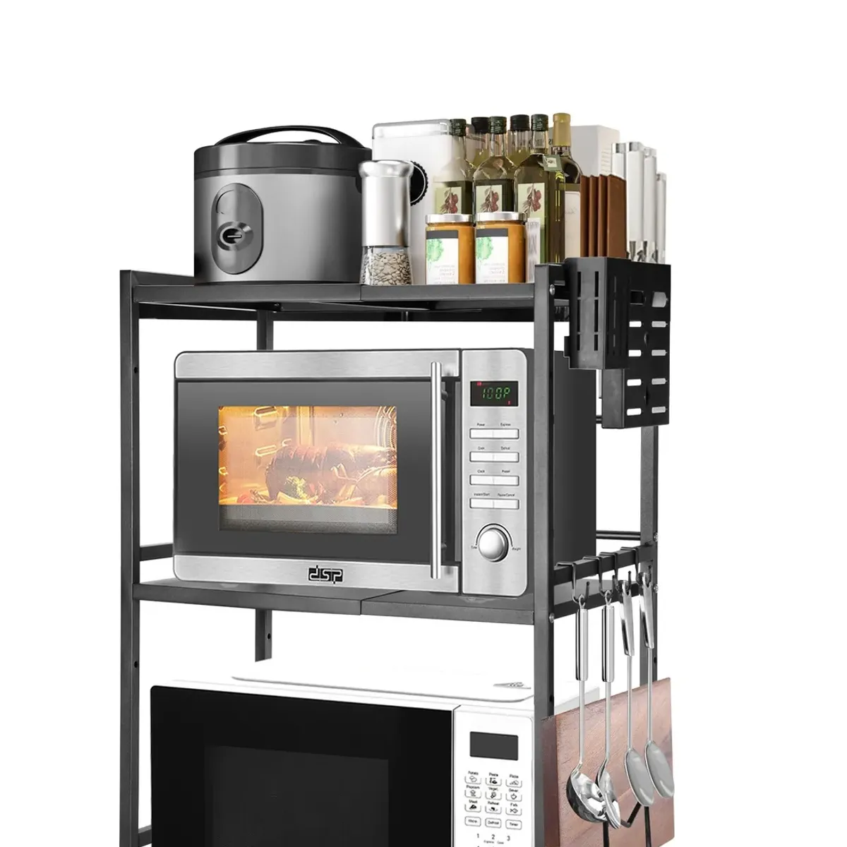 GENERICO - Estante Repisa Extensible Horno Microondas 3 Niveles Cocina