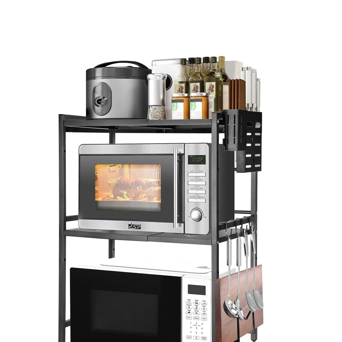 GENERICO - Estante Repisa Extensible Horno Microondas 3 Niveles Cocina