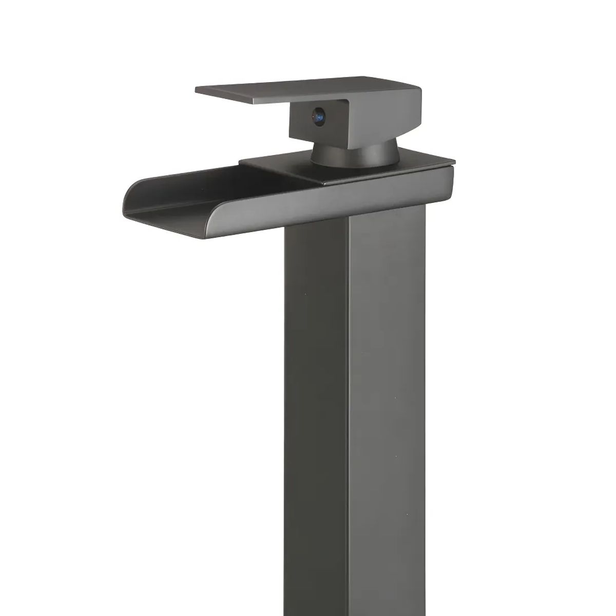 GENERICO - Llave Monomando Lavamanos Lavatorio Alta Cascada Negro