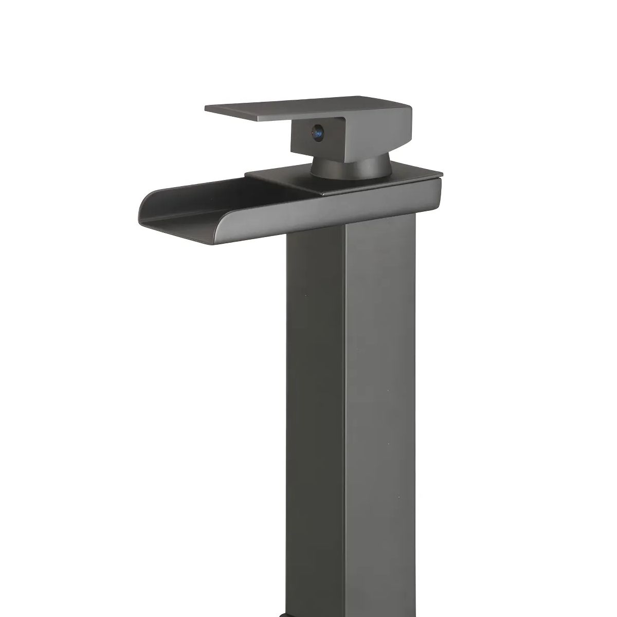 GENERICO - Llave Monomando Lavamanos Lavatorio Alta Cascada Negro