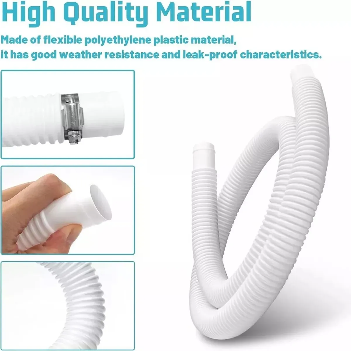 KUANGYE - 2 Manguera Filtro Piscina Para Intex Bestway Universal 150cm