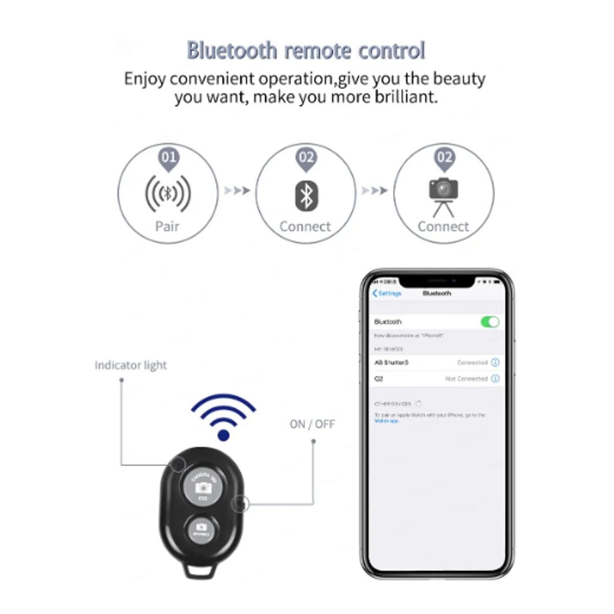 GENERICO - Trípode Celular Camara Soportes 210cm Control Bluetooth