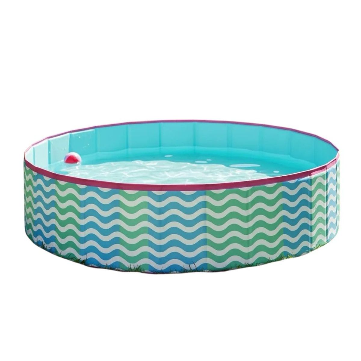 GENERICO - Piscina Grande Plegable Portátil Mascotas Niños 100cm Verano