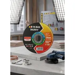 GENERICO - Disco De Corte Acero Inoxidable 4 1/2x1.0 Mm W-max 25 Unids. Gris