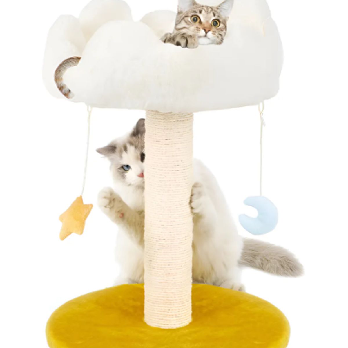 GENERICO - Rascador Para Gatos Xtellar  Poste Yute Con Cama