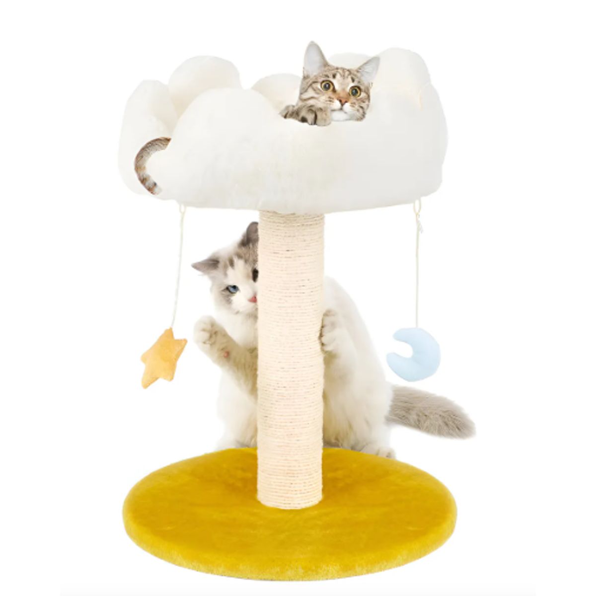 GENERICO - Rascador Para Gatos Xtellar  Poste Yute Con Cama
