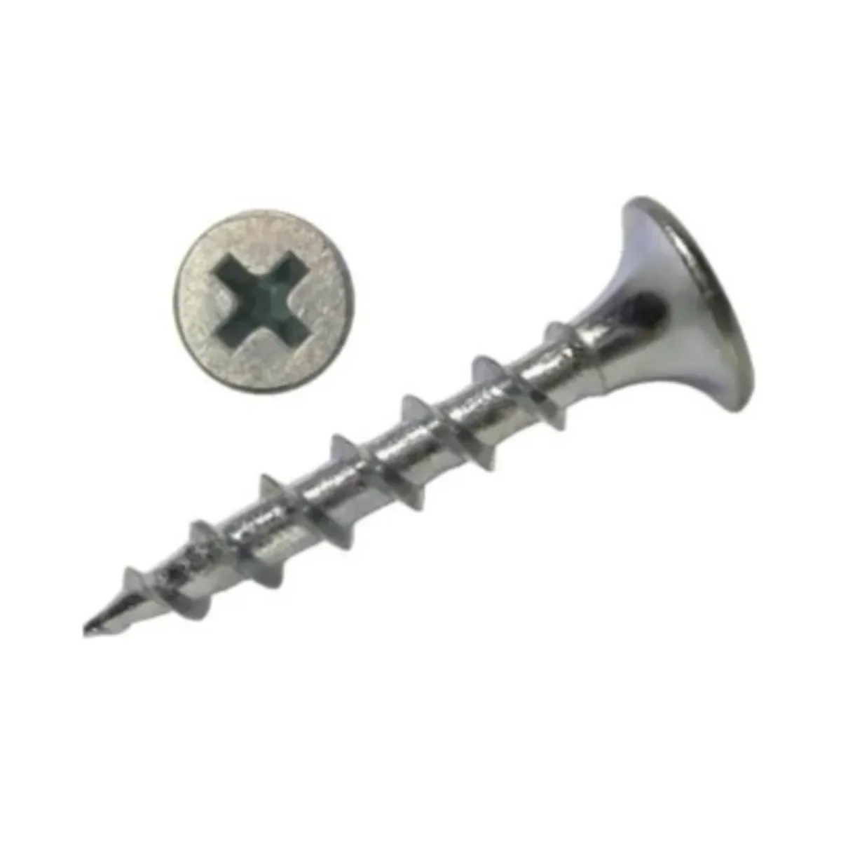 GENERICO - Tornillos Madera/volcanita Zincado 6x1 5/8 1 Kilo 530 Uni.