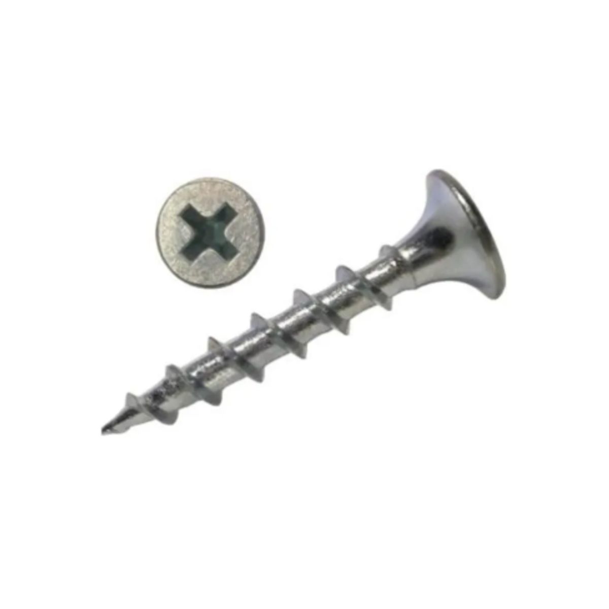 GENERICO - Tornillos Madera/volcanita Zincado 6x1 5/8 1 Kilo 530 Uni.