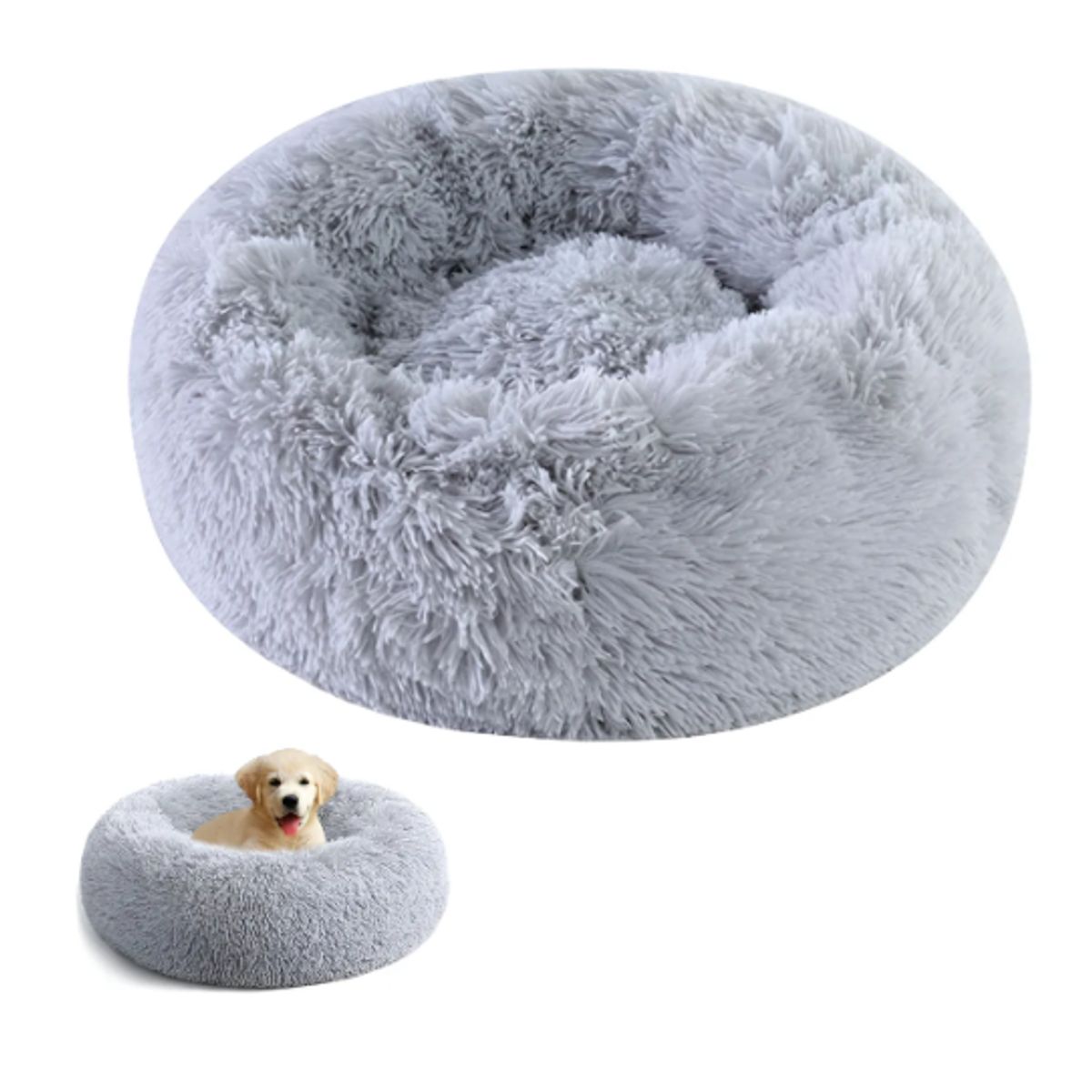 GENERICO - Cama De Felpa Para Mascotas De 70 Cm De Diámetro