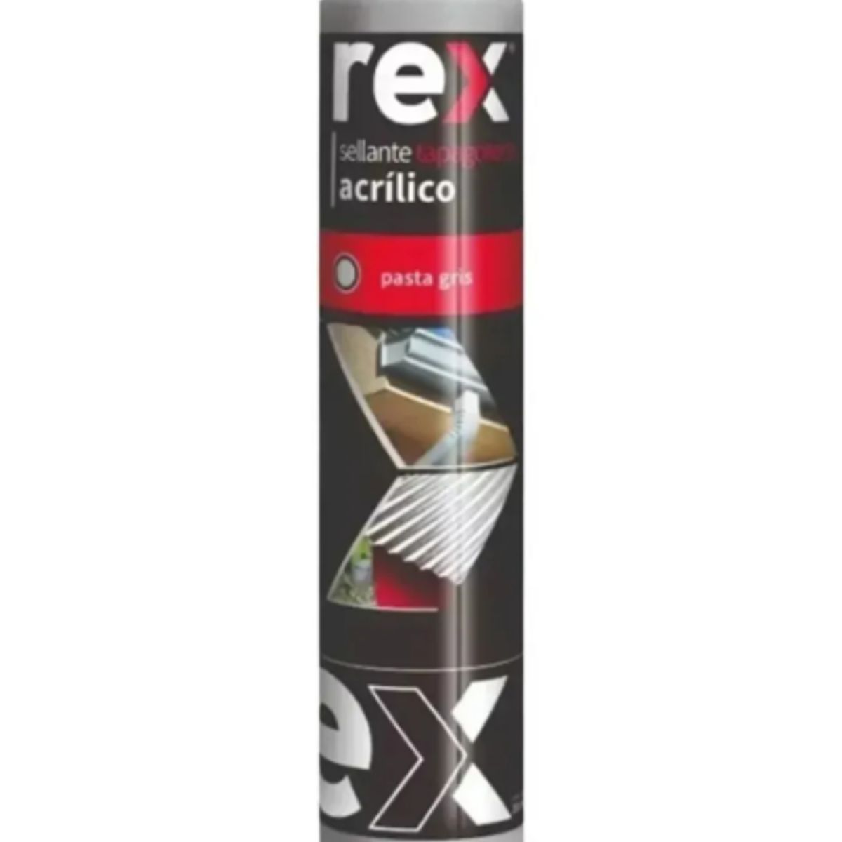 GENERICO - Silicona Sellador Tapagoteras Rex 300 Ml. 6 Unidades
