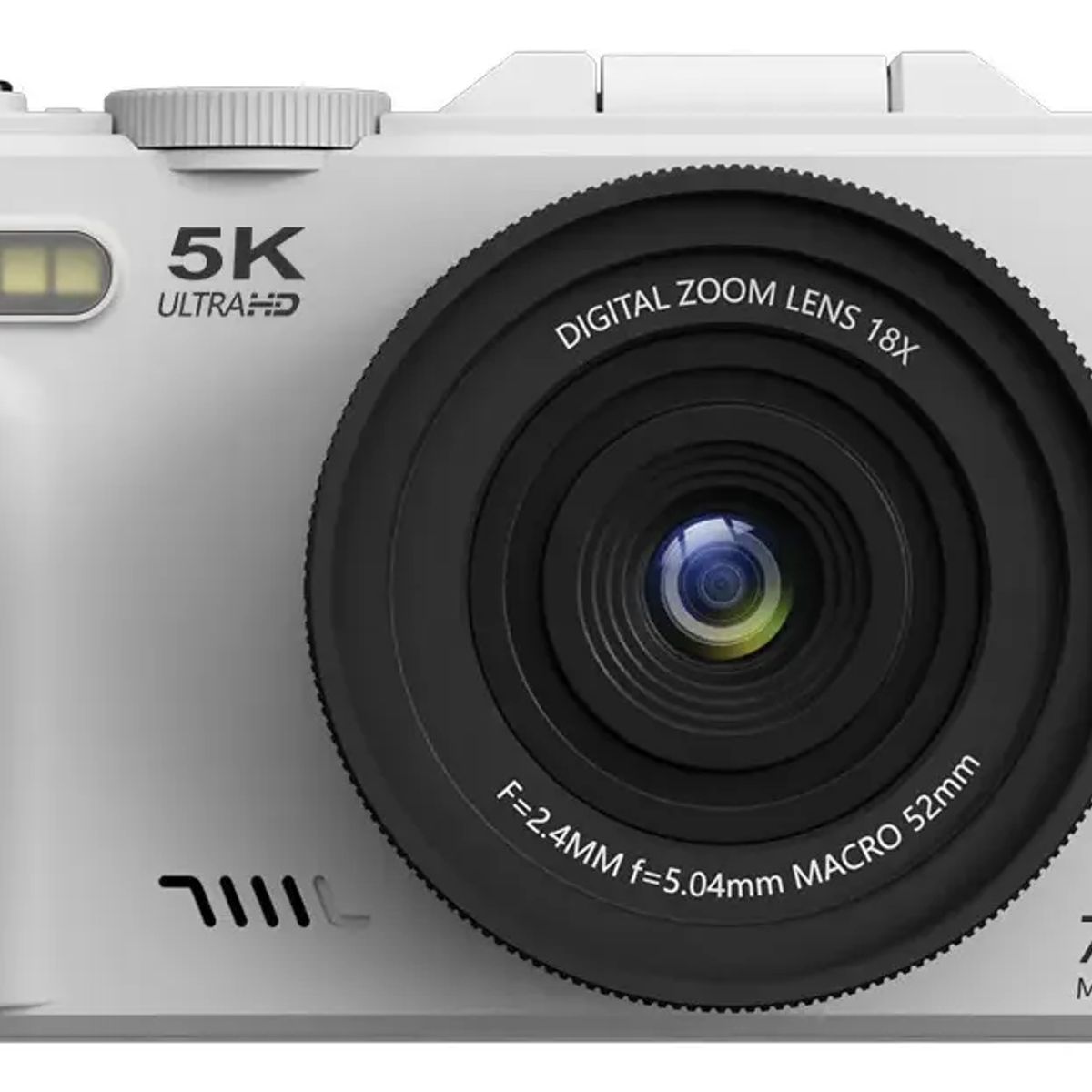 UMEXUS - Cámara Digital 5K WiFi para Selfies 75MP Autofoco y Modo Belleza +64G