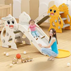 UMEXUS - Tobogán Juguete Resbalin Plegable + Pelota Y Aro