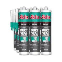 AKFIX - Caja 12und Sellador Hojalateria Ac590 Silicona 300ml