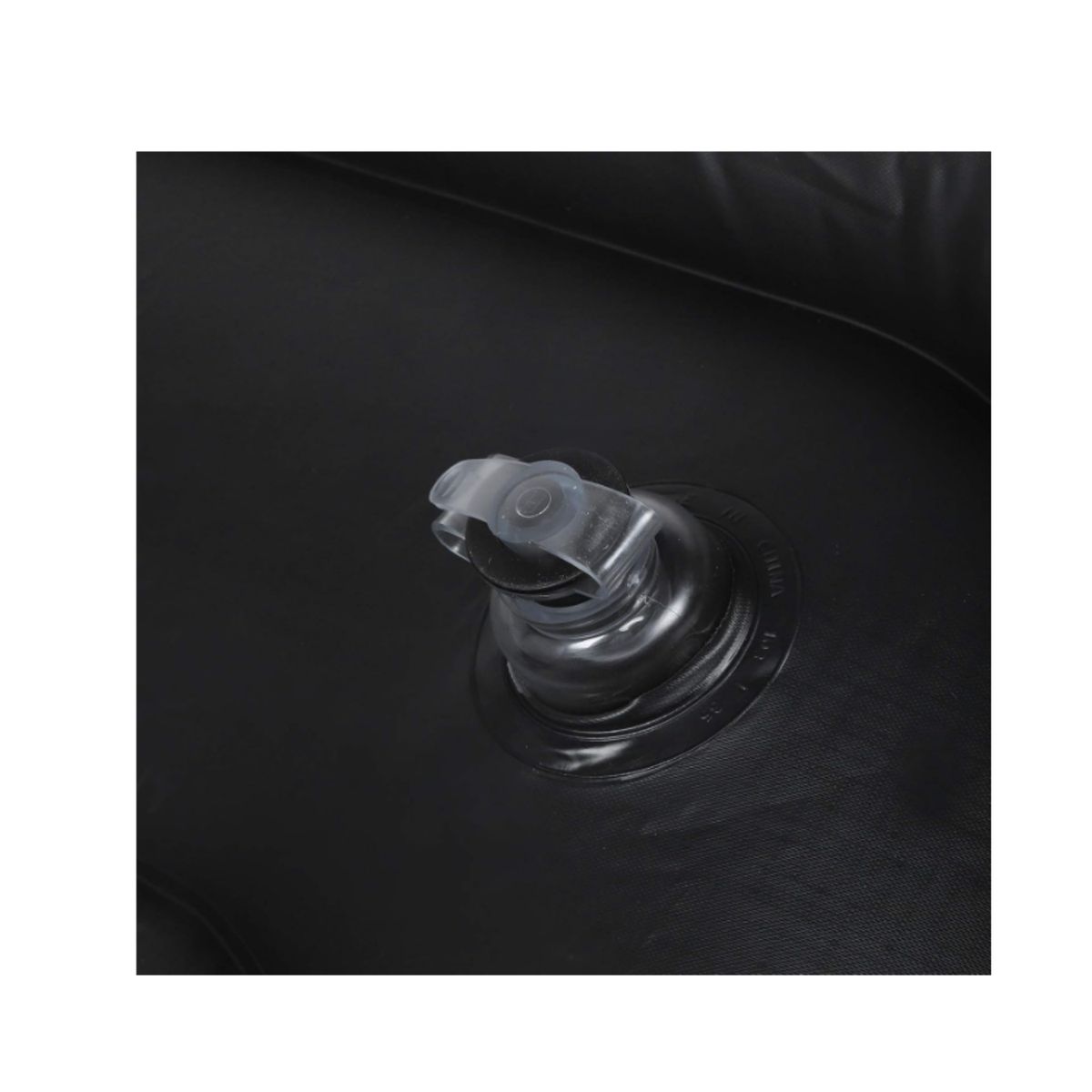 GENERICO - Sofa Silla Sillón Inflable Con Reposa Pies Color Gris